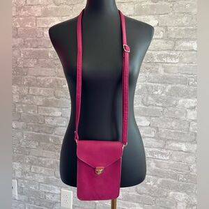 Elegant Pink Crossbody Bag